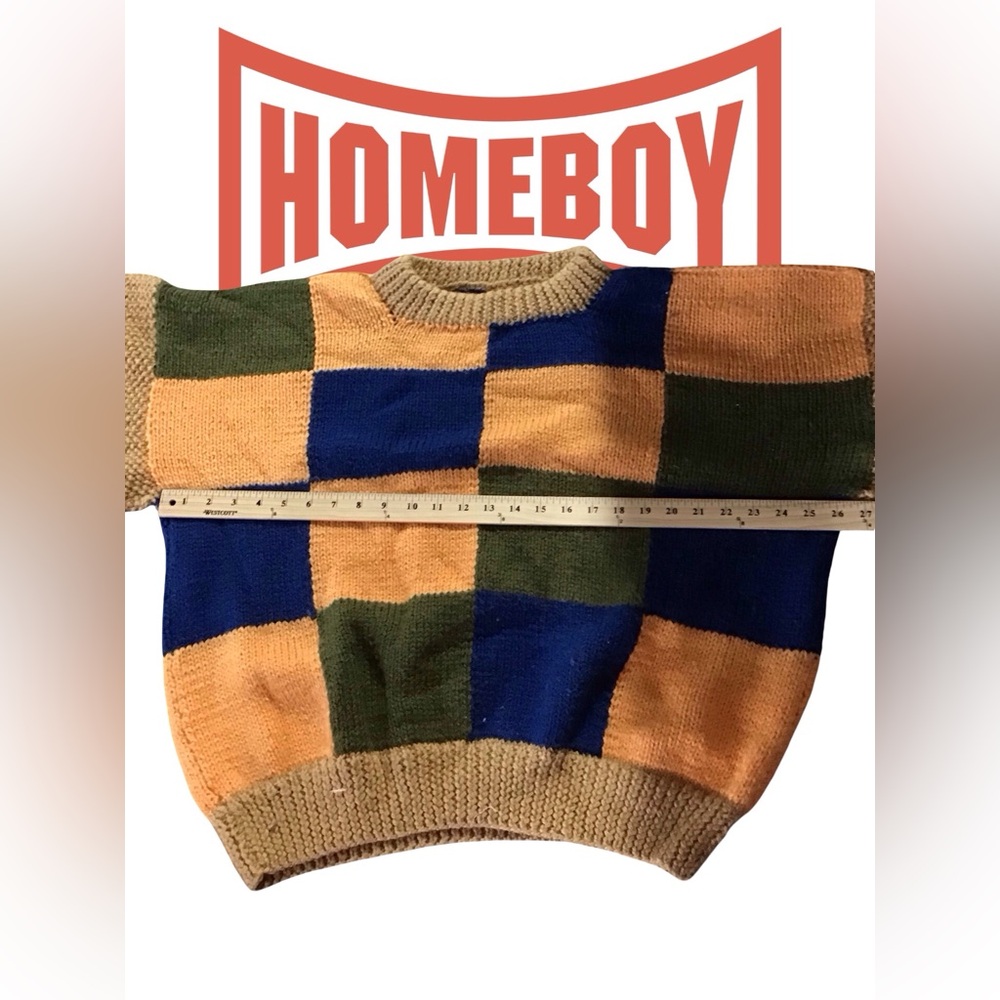 Colorful Patchwork Sweater - Picture 4 of 4